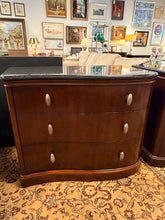 Load image into Gallery viewer, Curved Three Drawer Chest with Removable  Marble Top from Bernhardt Furniture
