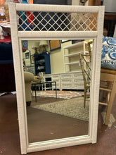 Load image into Gallery viewer, White Wicker Mirror from Henry Link
