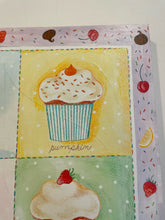 Load image into Gallery viewer, Canvas Print of Four Cupcakes

