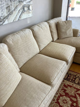 Load image into Gallery viewer, Cream Colored  Sectional Sofa from Sherrill Furniture
