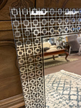 Load image into Gallery viewer, Etched Geometric Wall Mirror - Hangs Vertical &amp; Horizontal
