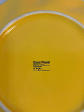 Load image into Gallery viewer, Four Yellow Ruffled Dinner Plates/Platters from Crate &amp; Barrel
