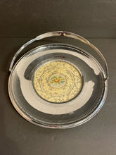 Load image into Gallery viewer, Vintage Silver Plated Server with Lace &amp; Needlepoint Center from Farberware
