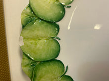Load image into Gallery viewer, Eight Dinner Plates with Apple Motif made in Italy
