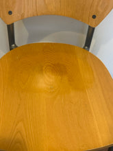 Load image into Gallery viewer, Pair of Maple and Steel Barstools from Elite Modern
