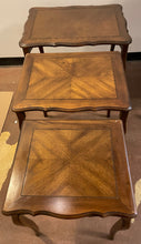Load image into Gallery viewer, Set of Three Louis XV Style Mahogany Nesting Tables
