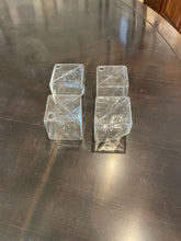 Load image into Gallery viewer, Geometric Cubed Vases - Set of Two
