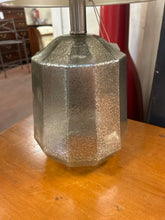 Load image into Gallery viewer, Mercury Glass Lamp with Ivory Shade
