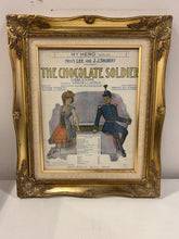 Load image into Gallery viewer, Framed Sheet Music Cover for &quot;The Chocolate Soldier&quot;
