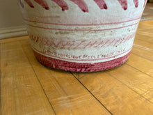 Load image into Gallery viewer, Pink &amp; White Floor Vase from Grandi Maioliche Ficola - Deruta, Italy
