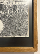 Load image into Gallery viewer, Framed Etching of Barn
