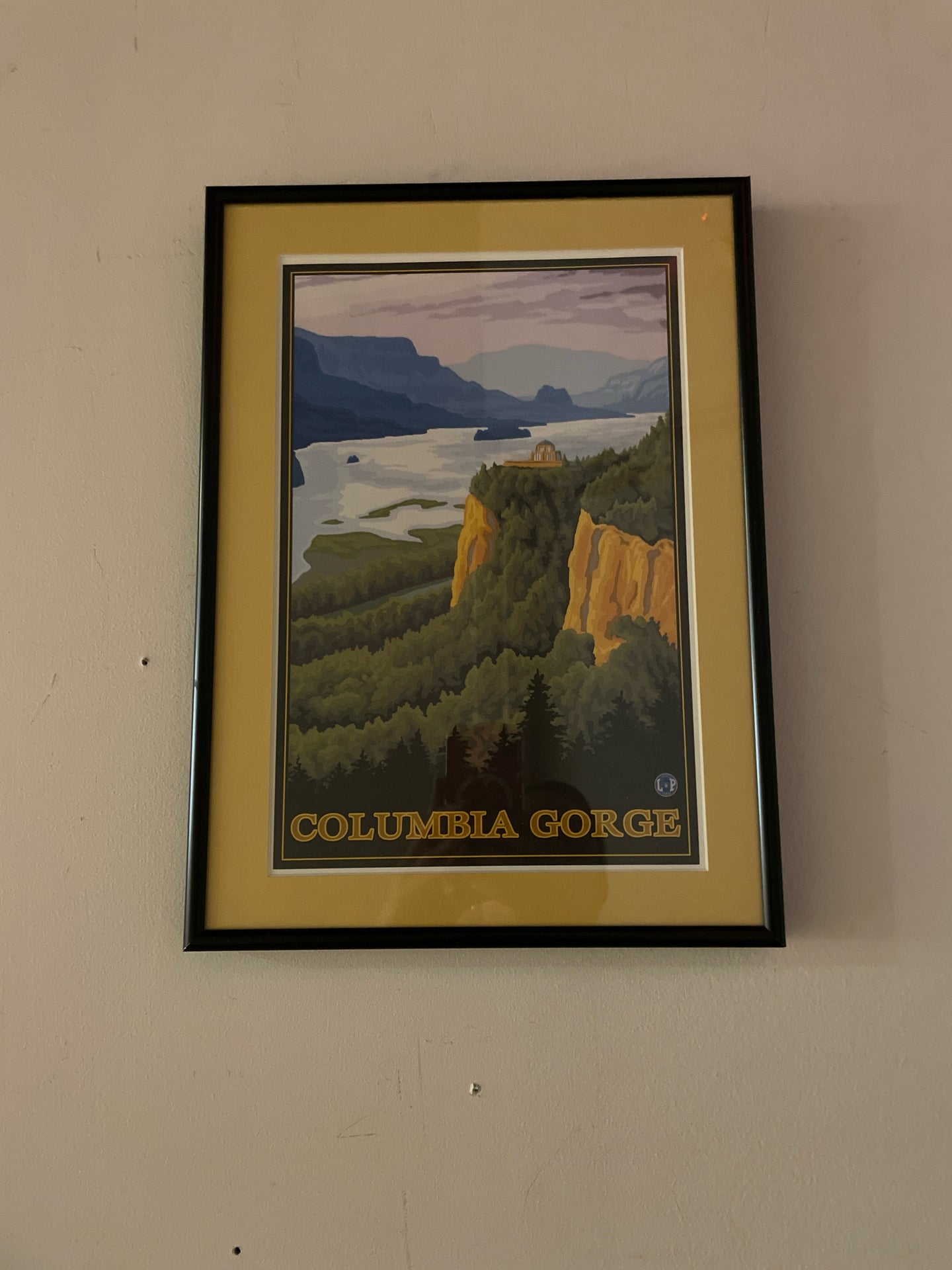 Framed Print Columbia Gorge