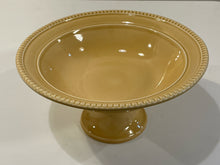 Load image into Gallery viewer, Yellow Footed Serving Bowl made in Portugal
