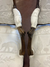 Load image into Gallery viewer, Pair of Arm Chairs with Animal Print Upholstery
