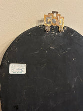 Load image into Gallery viewer, Vintage Asian Black Lacquer Wood Wall Panel with  Raised Mother of Pearl Inlay Landscape Scene  (II)
