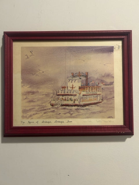 Framed Watercolor 