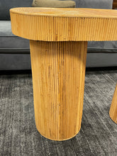 Load image into Gallery viewer, Studio Ellison Liza Oval Rattan Console Table
