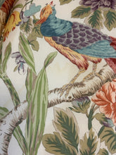 Load image into Gallery viewer, Upholstered Wing Chair and Skirted Ottoman
