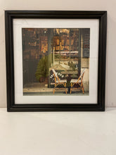 Load image into Gallery viewer, Framed Cafe Scene Print from Pottery Barn
