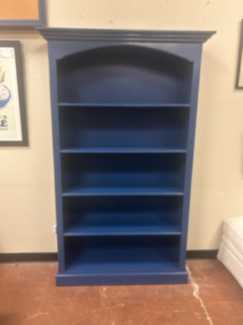 Blue Five Shelf Bookcase from Land of Nod
