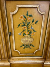 Load image into Gallery viewer, Dark Yellow, 2 Door Hand Painted Cabinet
