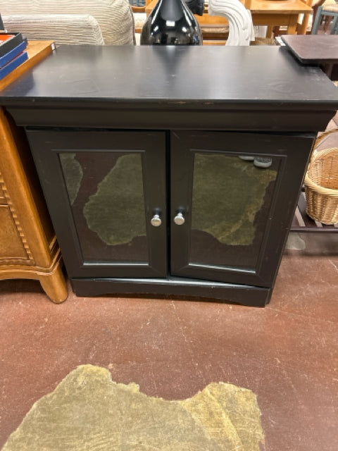 Black 2 Door Cabinet