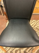 Load image into Gallery viewer, Pair of Blonde Wood Framed Arm Chairs
