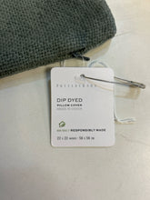 Load image into Gallery viewer, Dip Dyed Pillow Cover in Cream &amp; Green from Pottery Barn
