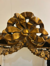 Load image into Gallery viewer, Black Neoclassical Style Beveled Mirror with Gold &amp; Floral Detailing from John Richard Design

