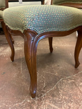Load image into Gallery viewer, Set of Four Green Patterned Upholstered Dining Chairs from Pearson Furniture
