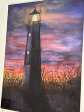 Load image into Gallery viewer, Original Giclee"Tybee Island Lighthouse" by Susan Willis, signed &amp; numbered
