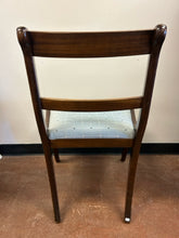 Load image into Gallery viewer, Regency Style Accent Chair with Blue Upholstery
