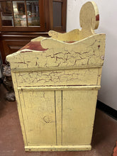 Load image into Gallery viewer, Custom Made Rustic Yellow Cabinet
