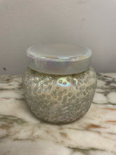 Load image into Gallery viewer, NEW Small Clove, Cedarwood, Lemon &amp; Vanilla Candle with Textured Iridescent
