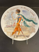 Load image into Gallery viewer, &quot;Women of the Century&quot; Vintage Plate from Limoges -  &quot;La Femme Rebelle&quot; 1925
