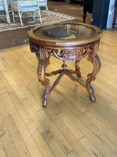 Load image into Gallery viewer, French Carved Wood Tray Top Table
