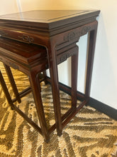 Load image into Gallery viewer, Two Asian Style Nesting Tables
