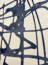 Load image into Gallery viewer, Abstract Reproduction Print "Timeless Blue" by Edith Phelps
