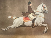 Load image into Gallery viewer, Framed &quot;Capriole&quot; by J. Plank, signed
