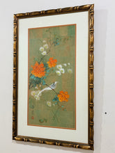 Load image into Gallery viewer, Vintage Bamboo Framed Asian Style Art Print II
