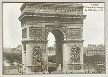 Load image into Gallery viewer, Framed Vintage Postcard  (Arc de Triomphe) with Linen Mat from Arhaus
