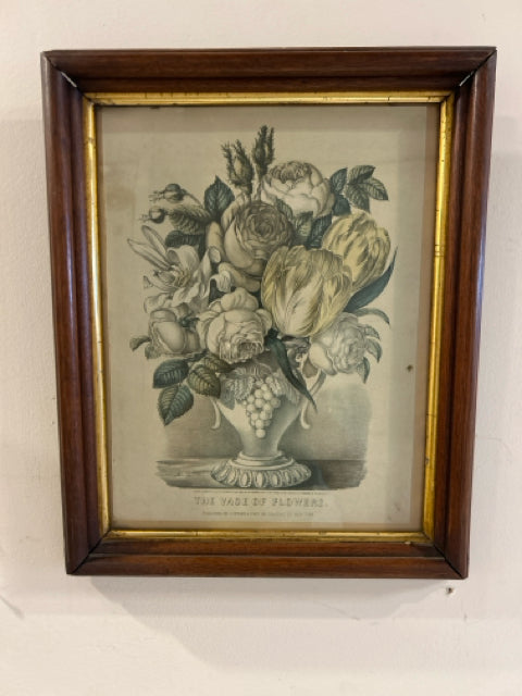 Vintage Hand Colored Lithograph 