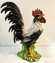 Load image into Gallery viewer, Hand Painted Ceramic Rooster Sculpture from Intrada  Italy
