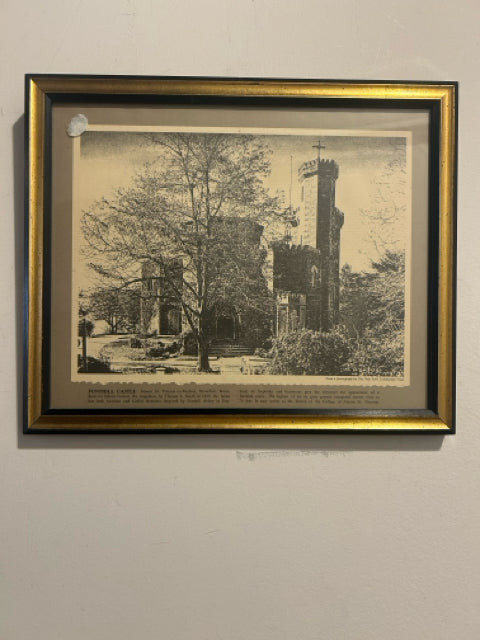 Framed Print Fonthill Castle, Riverdale, Bronx