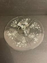 Load image into Gallery viewer, Etched Glass Serving Tray with Handle
