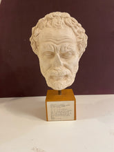 Load image into Gallery viewer, Clay Sculpture of Dimosthenes Head
