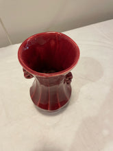 Load image into Gallery viewer, Red Vase from McCoy Pottery
