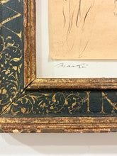 Load image into Gallery viewer, Framed Vintage Disegno (Etching) of Crucifixion Scene, signed (1943)
