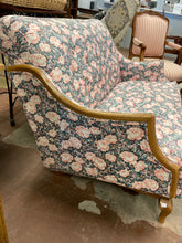 Load image into Gallery viewer, Vintage Floral Upholstered Rocking Loveseat
