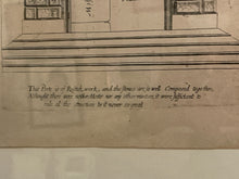 Load image into Gallery viewer, Framed Page Rustic Door of Tuscan Order -  Invention Del Vignola

